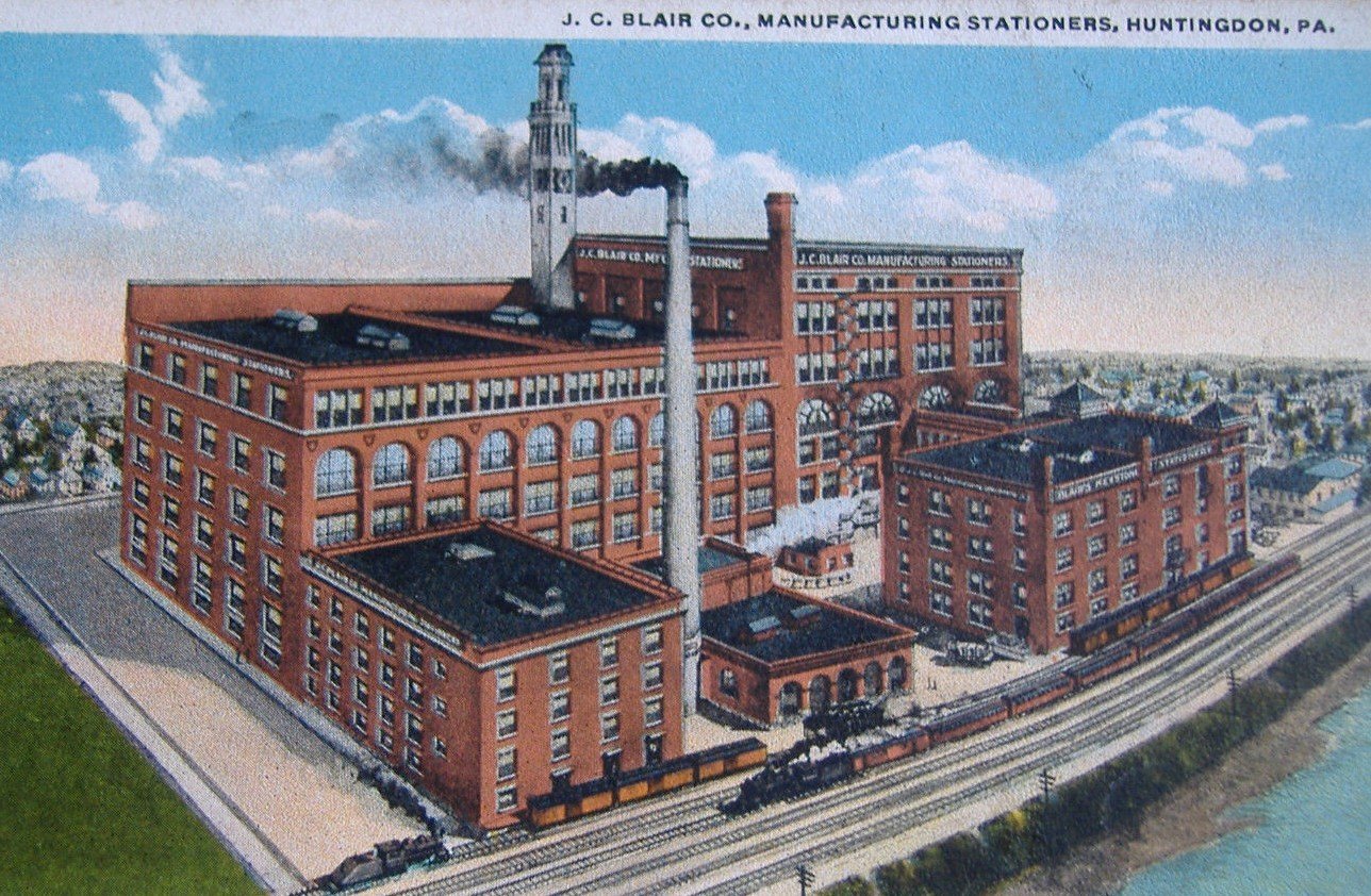 The J. C. Blair Company, Manufacturing Stationers.